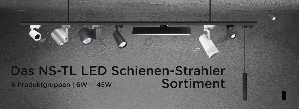 nstl led stromschienenstrahler sortiment